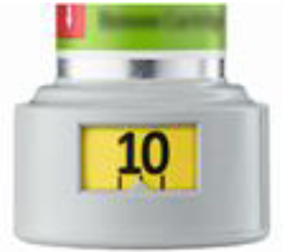 Zbývá méně než 10 vstřiků