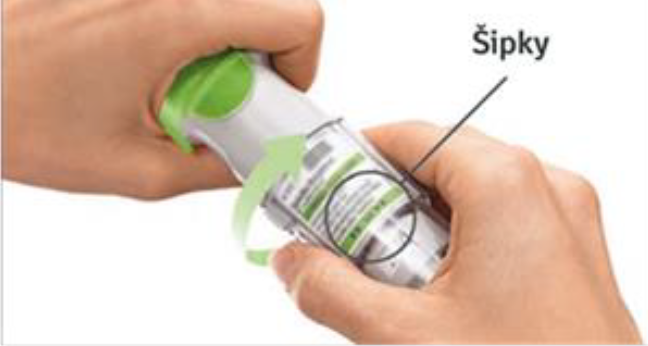 Otočte průhledný vnější obal